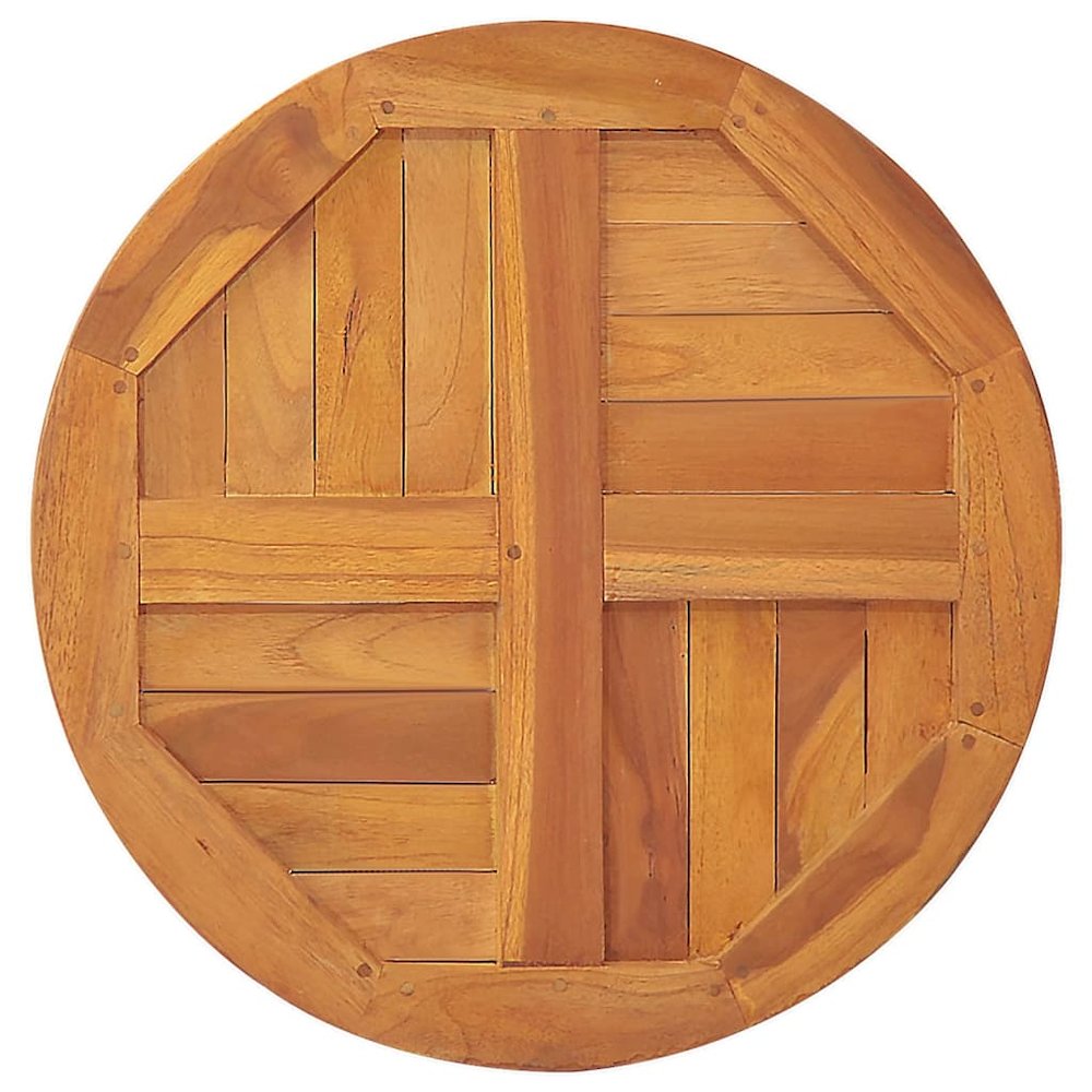 Tabletop Teak Solid teak wood Diameter 31.5 in, Thickness 1.0 in. Picture 3