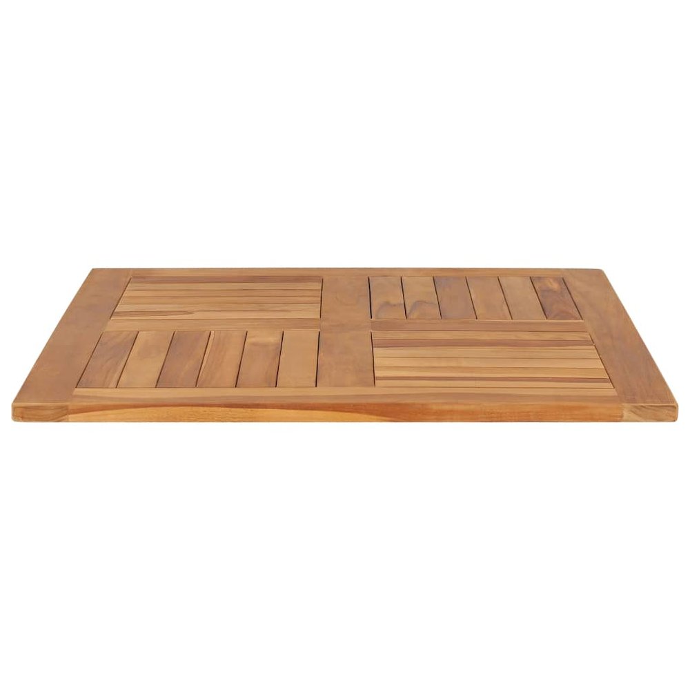 Table Top Teak Solid Teak Wood 31.5x31.5 in Durable Table Top. Picture 3