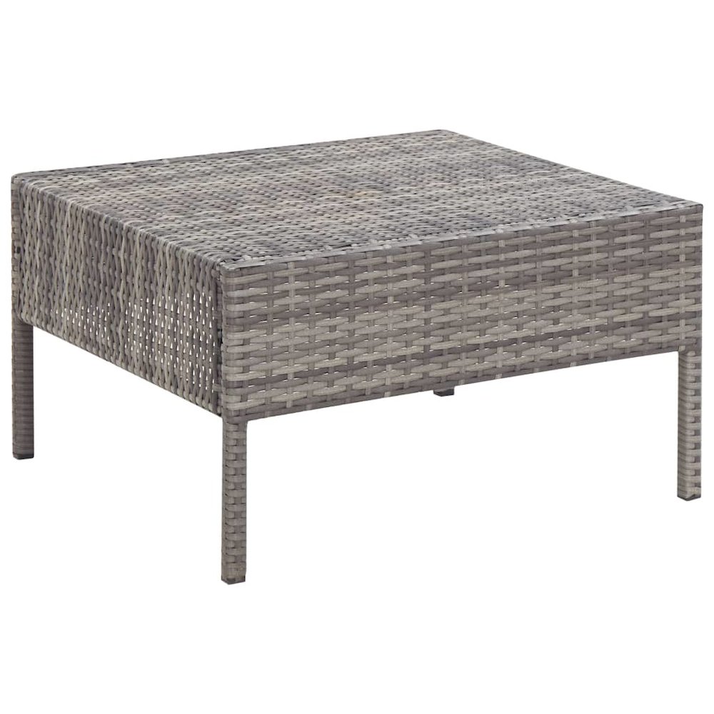 Garden Lounge Set Grey and Anthracite. Picture 12