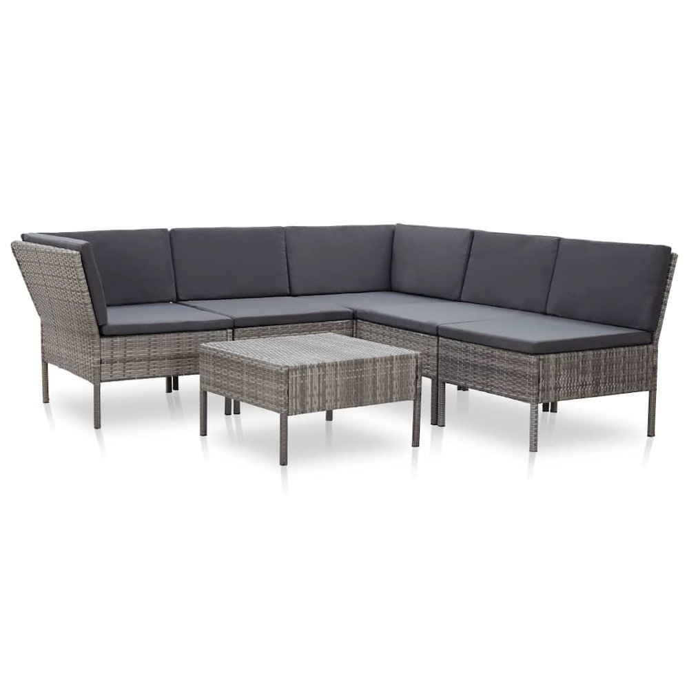 Garden Lounge Set Grey. Picture 1