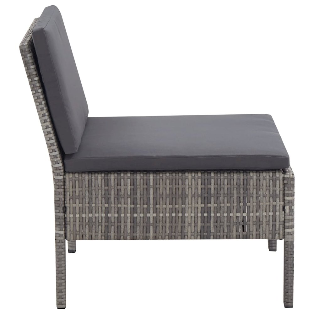 Garden Lounge Set Grey. Picture 11