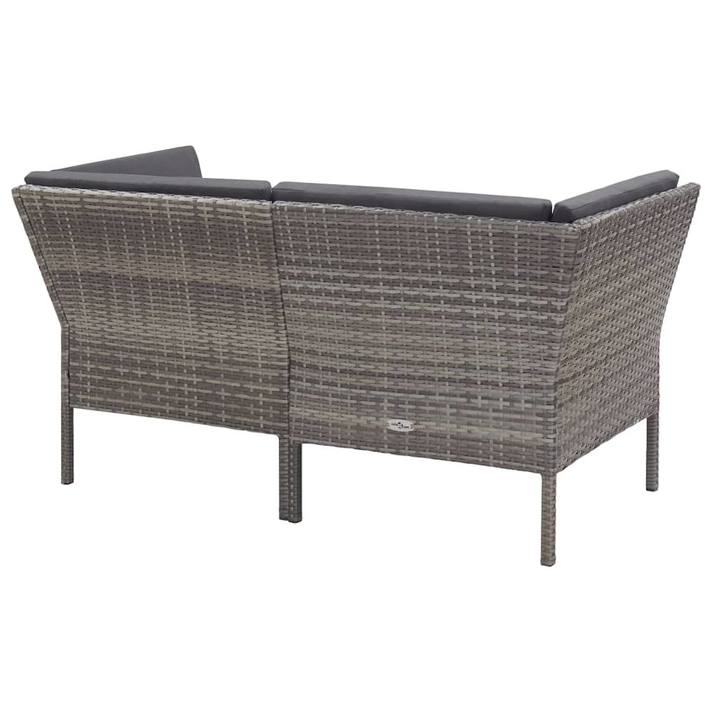 Garden Lounge Set Grey. Picture 6