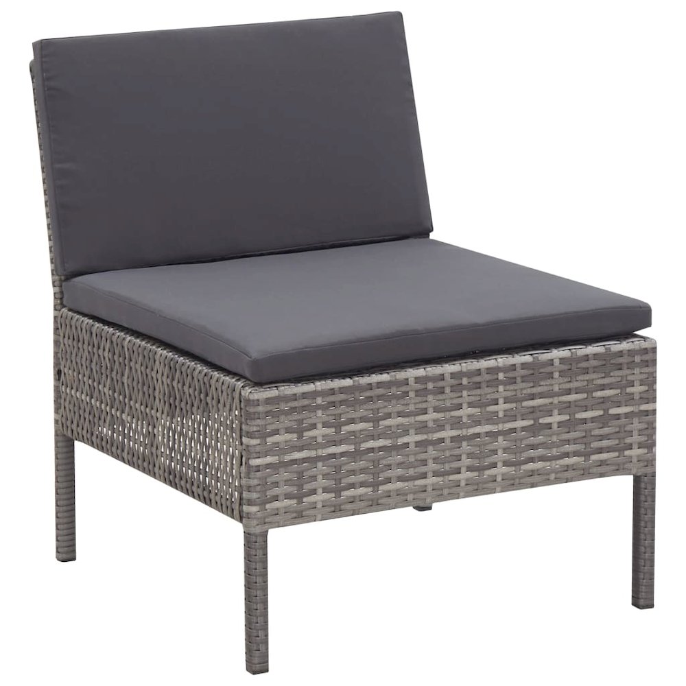 Garden Lounge Set Grey. Picture 10