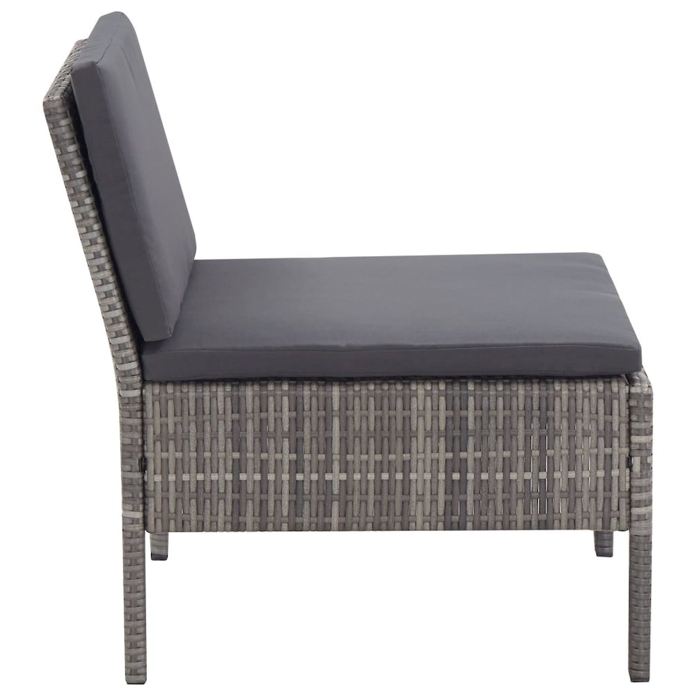 Garden Lounge Set Grey. Picture 5