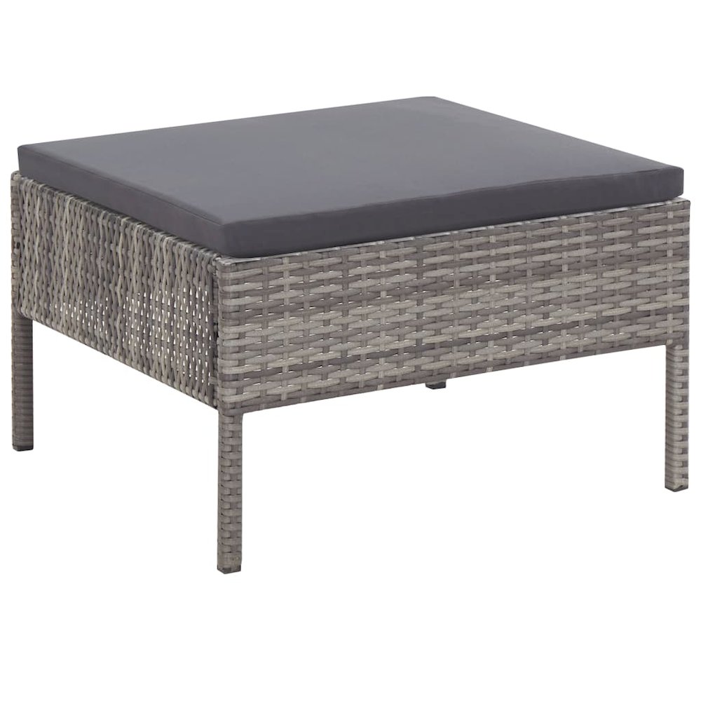 Garden Lounge Set Grey. Picture 7