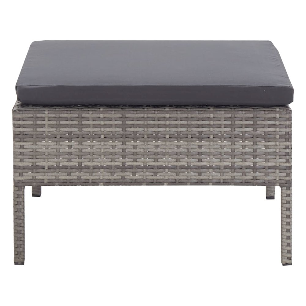 Garden Lounge Set Grey. Picture 8