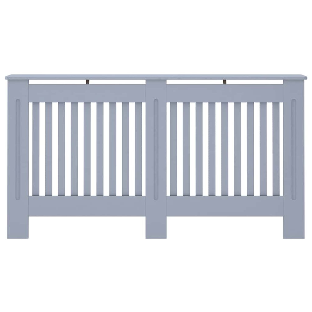 Radiator Cover Anthracite 59.8"x7.5"x32.1" MDF. Picture 3
