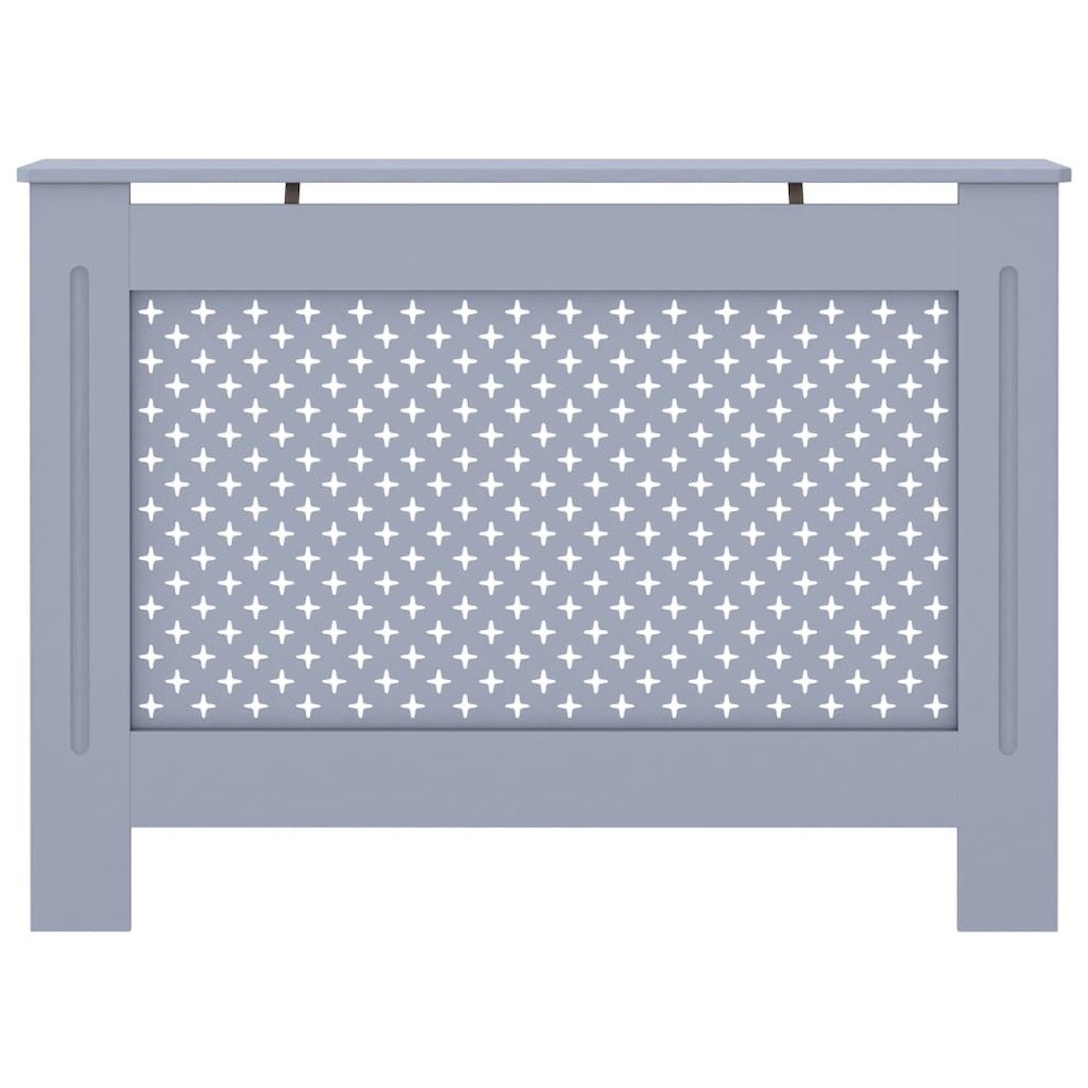 vidaXL Radiator Cover Anthracite 44.1"x17.5"x31.9" MDF, 288191. Picture 3