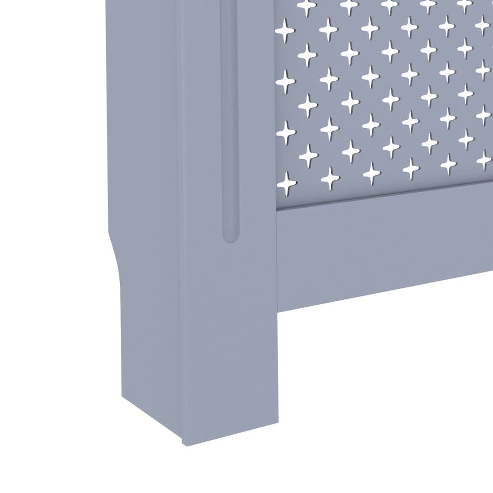 vidaXL Radiator Cover Anthracite 59.8"x17.5"x31.9" MDF, 288194. Picture 7