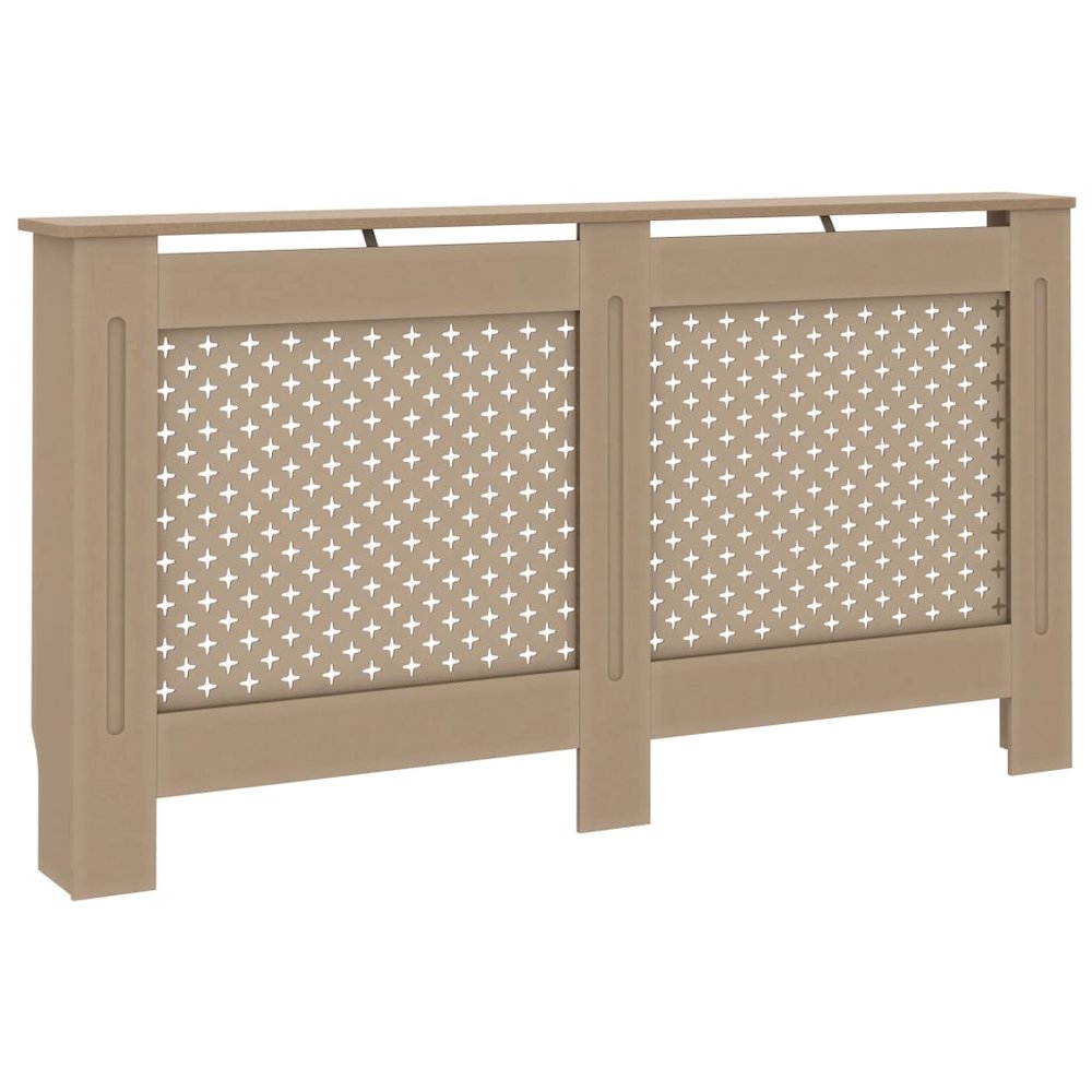 vidaXL Radiator Cover 59.8"x17.5"x31.9" MDF, 288196. Picture 2