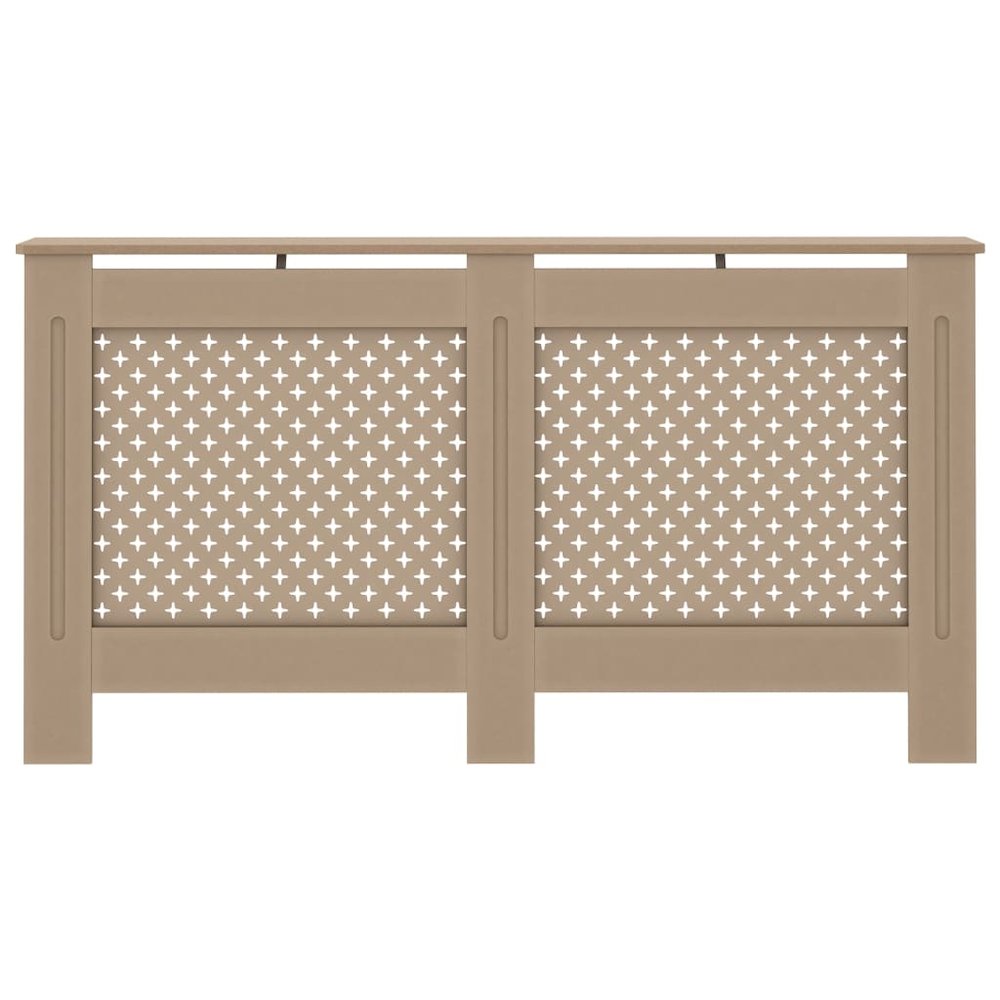 vidaXL Radiator Cover 59.8"x17.5"x31.9" MDF, 288196. Picture 3