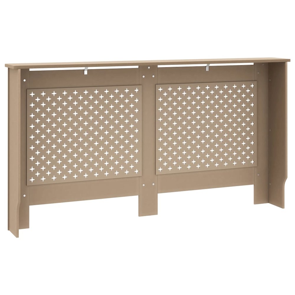 vidaXL Radiator Cover 59.8"x17.5"x31.9" MDF, 288196. Picture 5