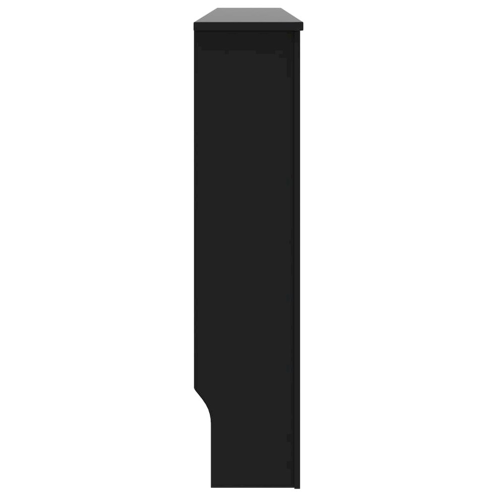 vidaXL Radiator Cover Black 67.7"x17.5"x31.9" MDF, 288198. Picture 4
