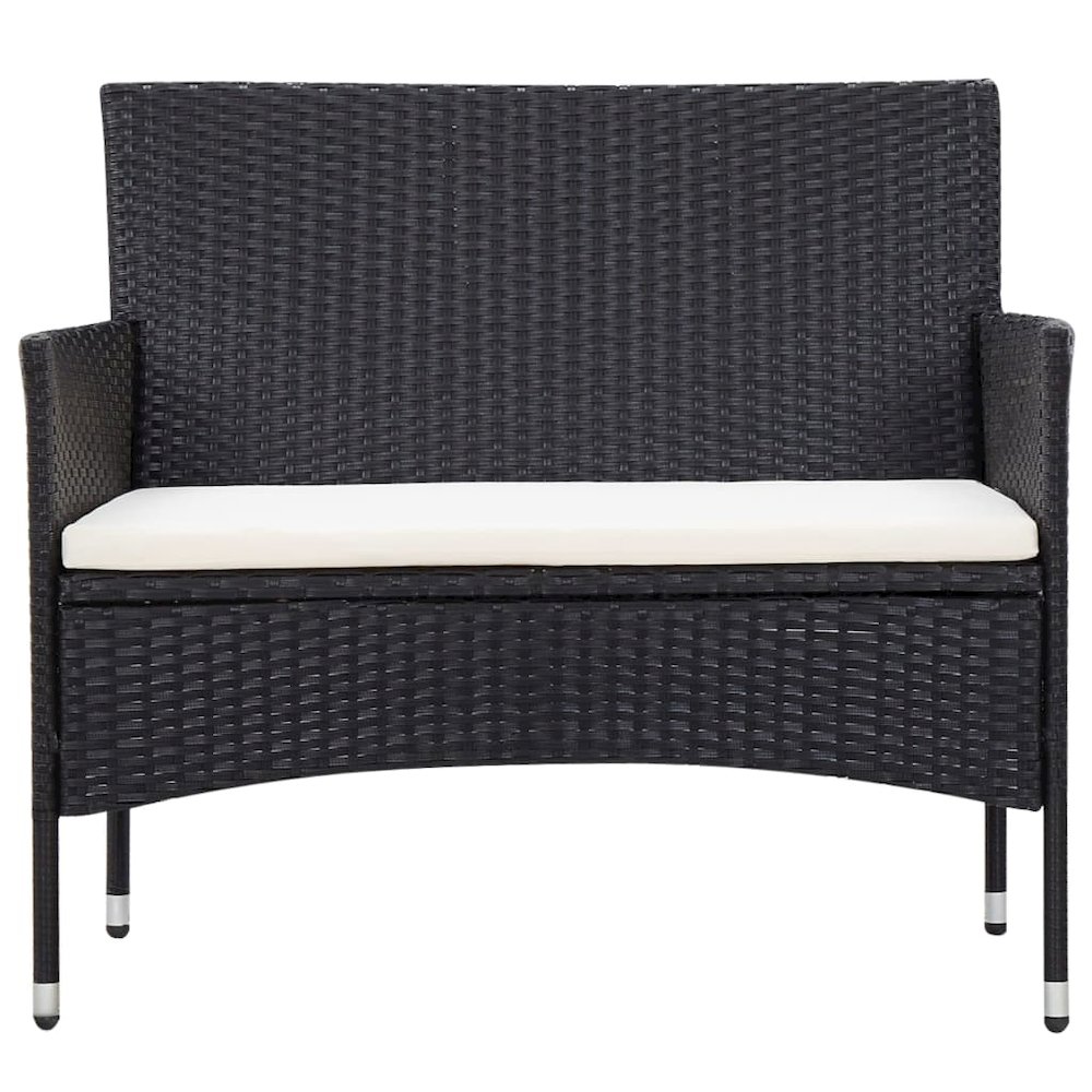 Sofa Set Black and cream white. Picture 7
