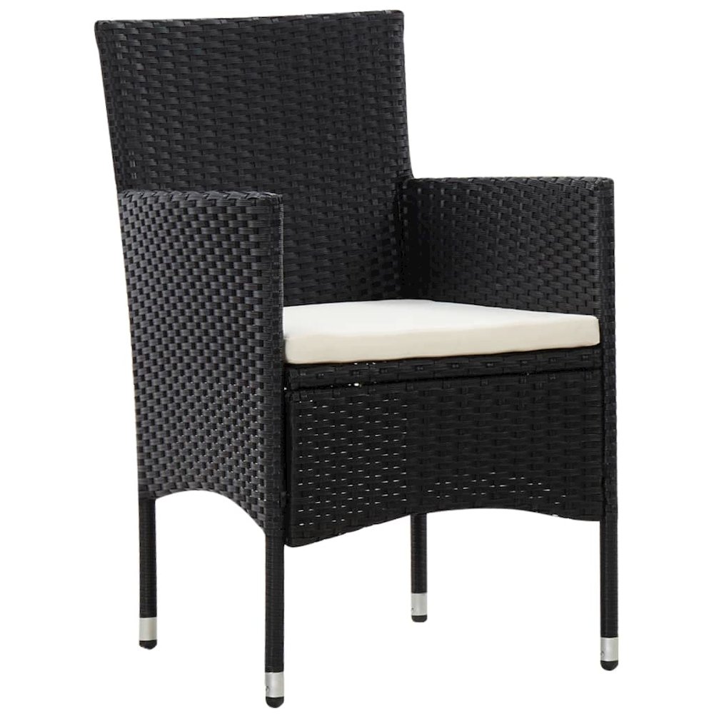 Sofa Set Black and cream white. Picture 8