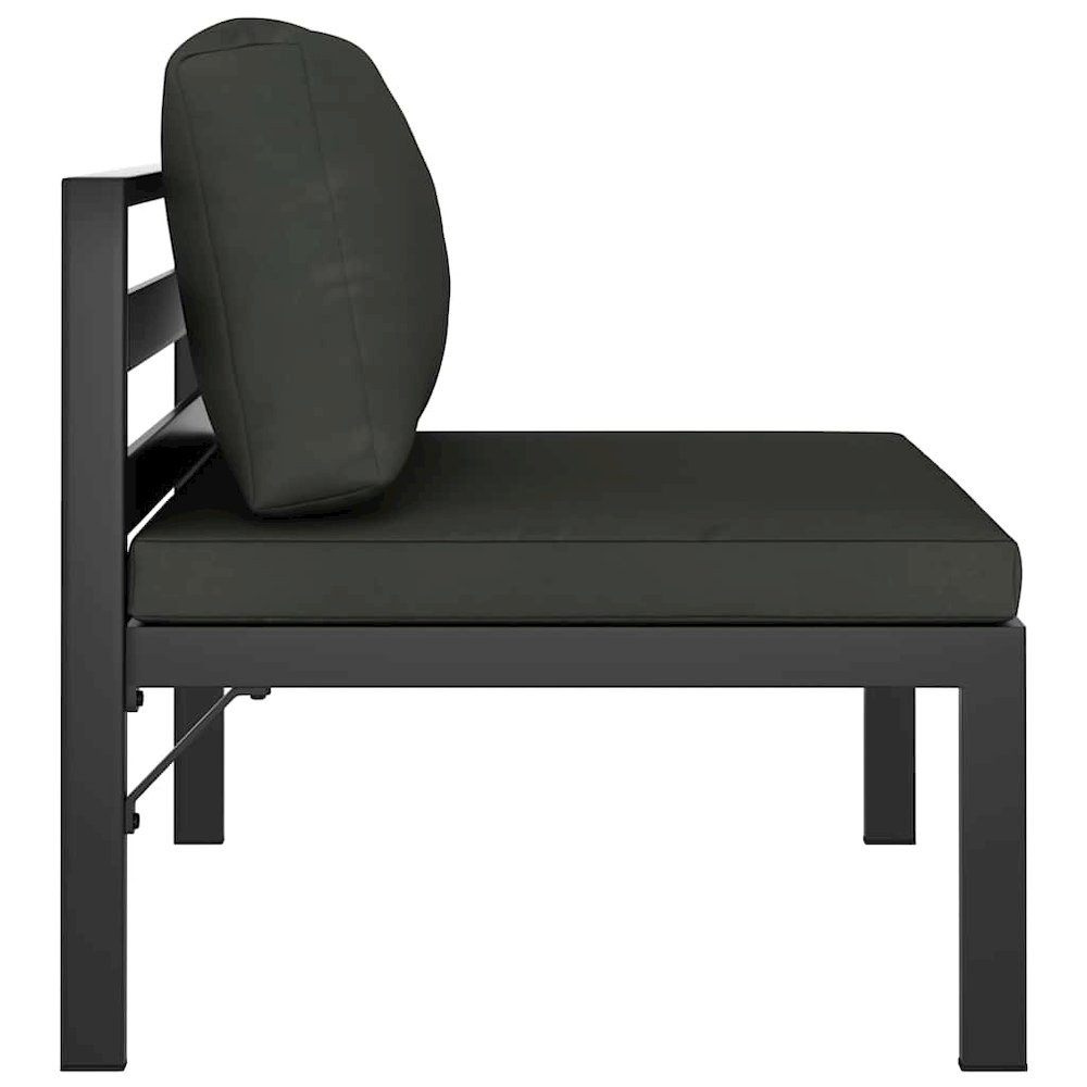 Middle Sofa Anthracite Aluminum Medium Modular Middle Sofa. Picture 5