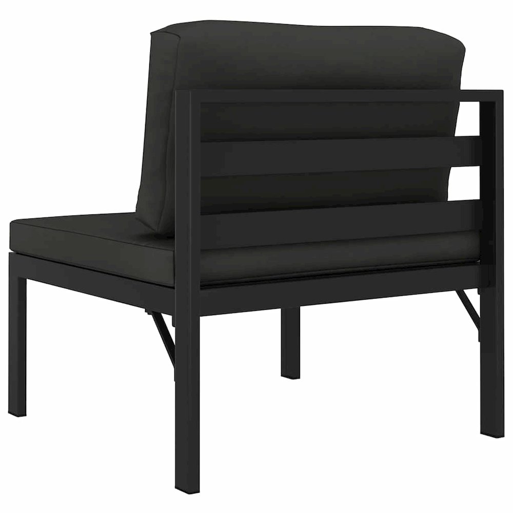 Middle Sofa Anthracite Aluminum Medium Modular Middle Sofa. Picture 6