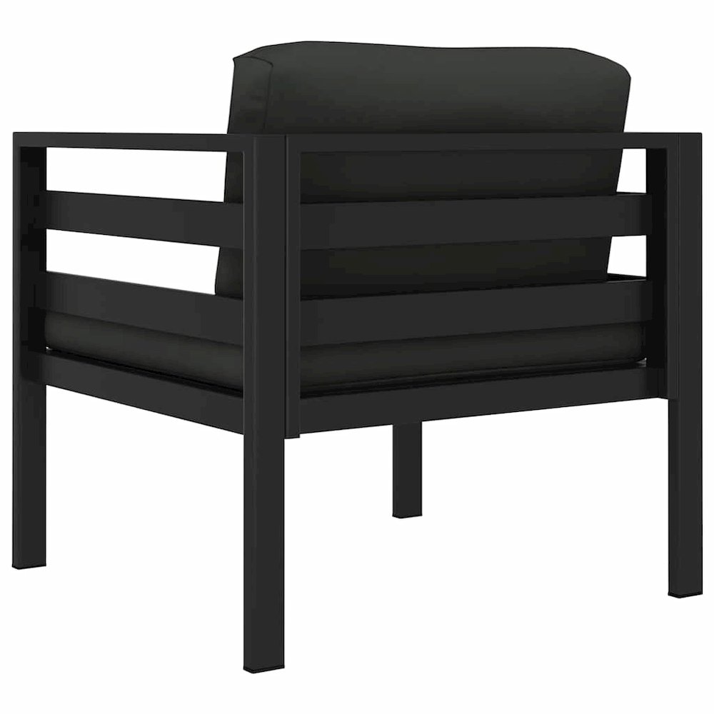 Single Sofa Anthracite Aluminum Single Modular Single Sofa. Picture 6
