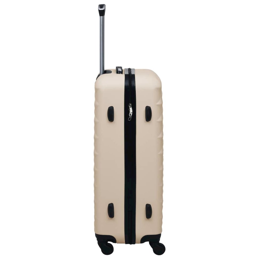 Hardcase Trolley Set 3 pcs Gold ABS. Picture 4