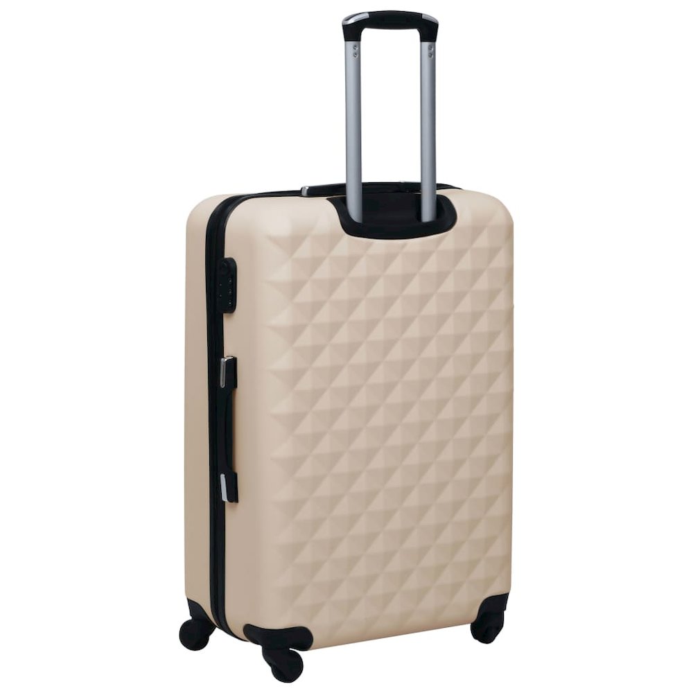 Hardcase Trolley Set 3 pcs Gold ABS. Picture 5