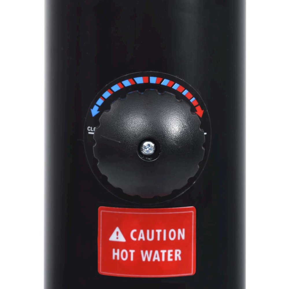 Solar Shower Black PVC and ABS 84.6 in tall Height-Adjustable. Picture 7