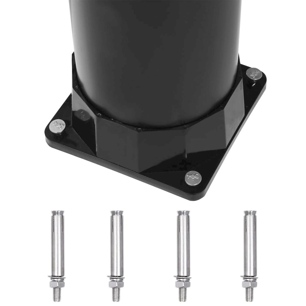 Solar Shower Black PVC and ABS 84.6 in tall Height-Adjustable. Picture 9
