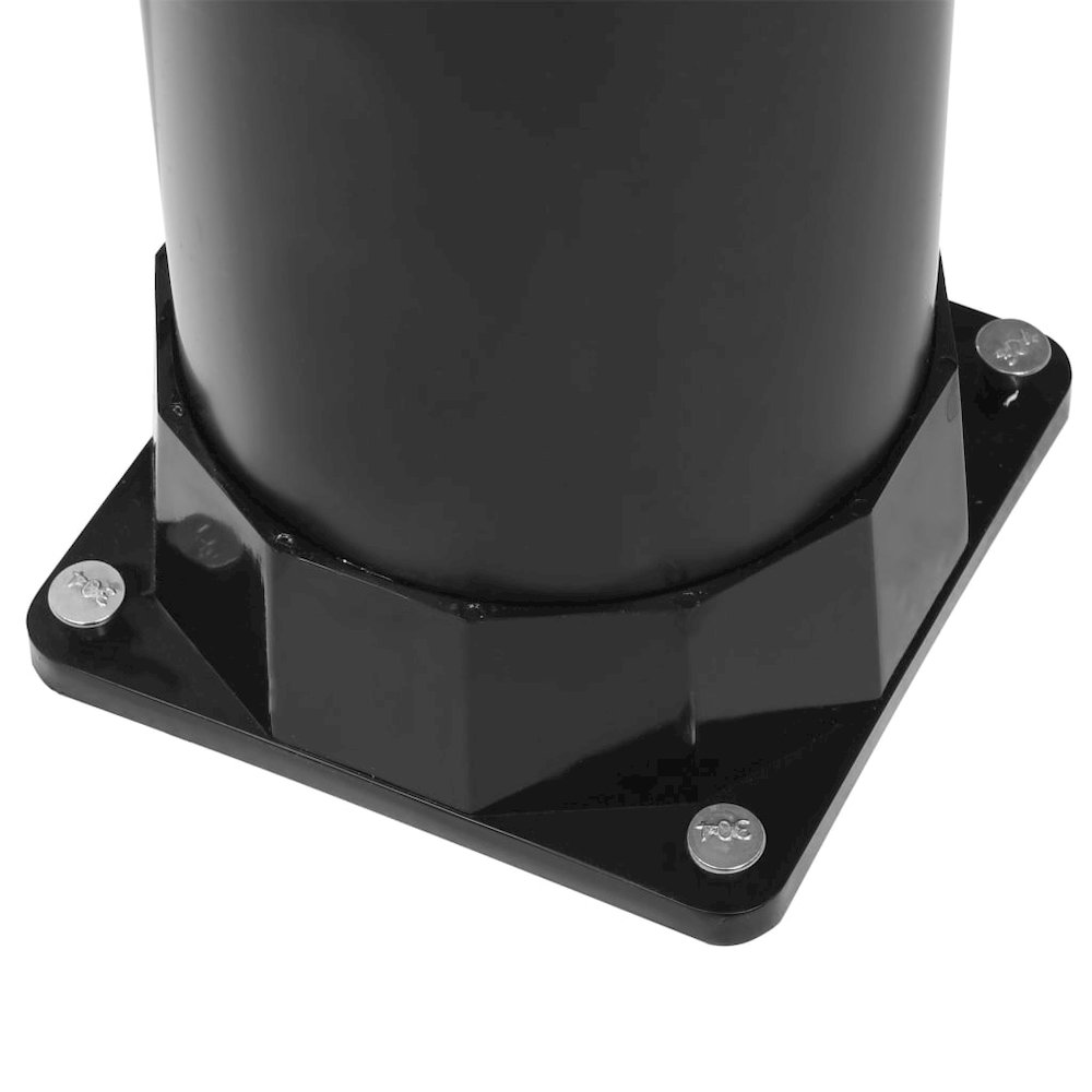 Solar Shower Black PVC and ABS 84.6 in tall Height-Adjustable. Picture 10