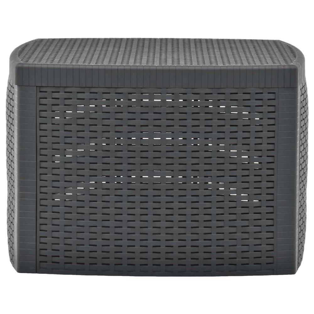 Outdoor Table Anthracite 100% Polypropylene 21.3x21.3x14.4in. Picture 2