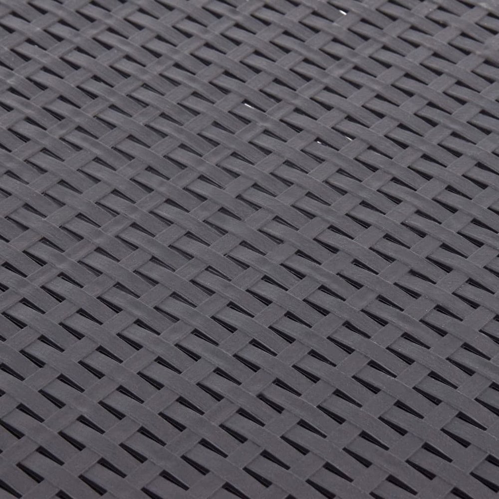 Outdoor Table Mocha Polypropylene 21.3 in x 21.3 in Outdoor Table. Picture 5