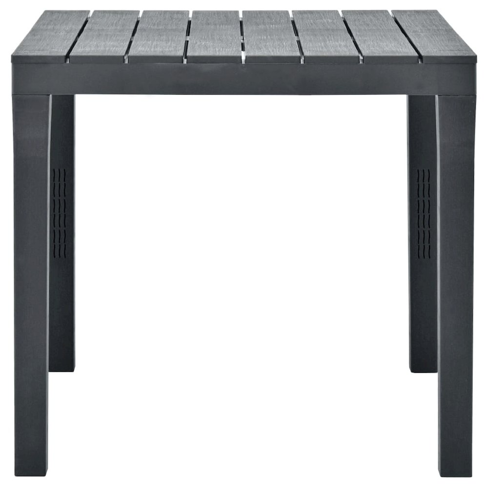 Garden Set Anthracite Plastic Medium Durable Garden Set. Picture 5