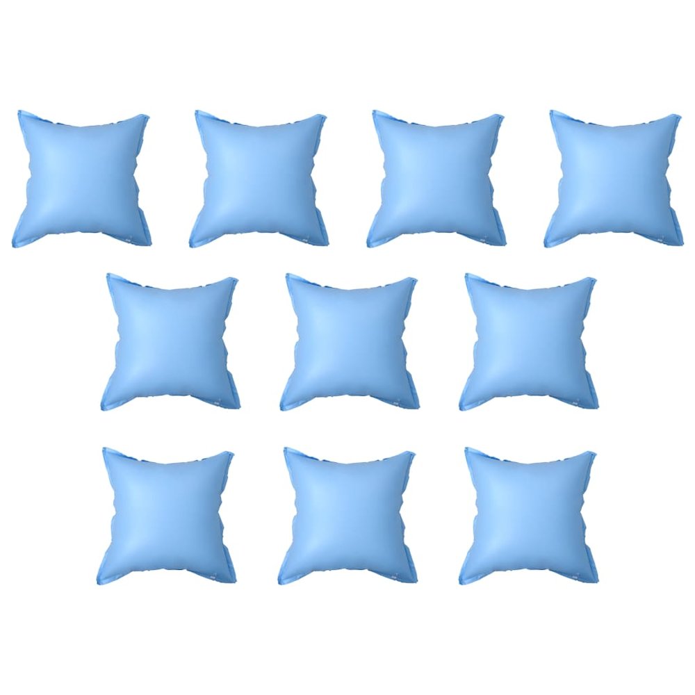 Pool Pillow Set of 10 Blue PVC Large Durable Pool Pillow. Picture 1