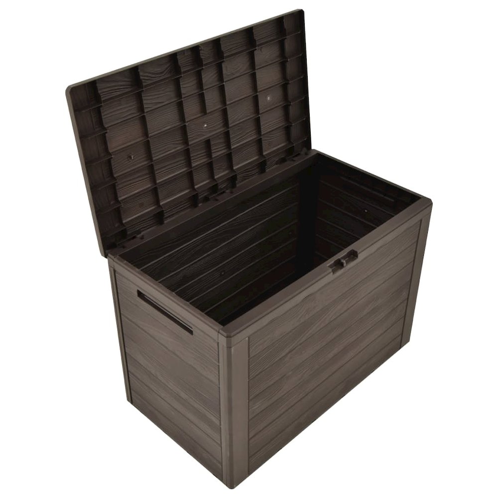 Storage Box Brown Polypropylene 30.7 x 17.3 x 21.7 in Storage Box. Picture 5