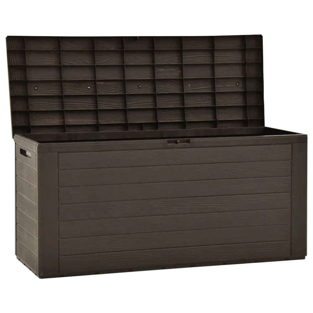 Storage Box Brown Polypropylene 45.7x17.3x21.7 in Storage Box. Picture 4