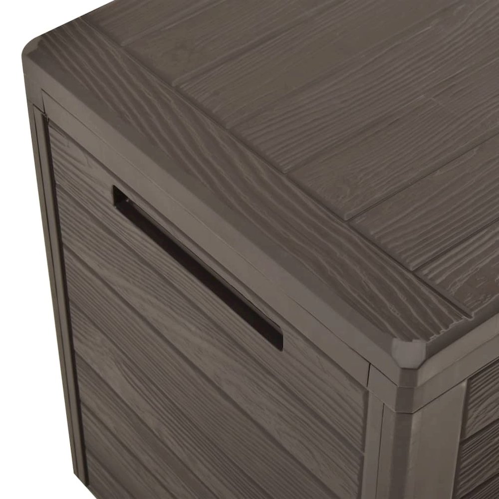 Storage Box Brown Polypropylene 45.7x17.3x21.7 in Storage Box. Picture 5