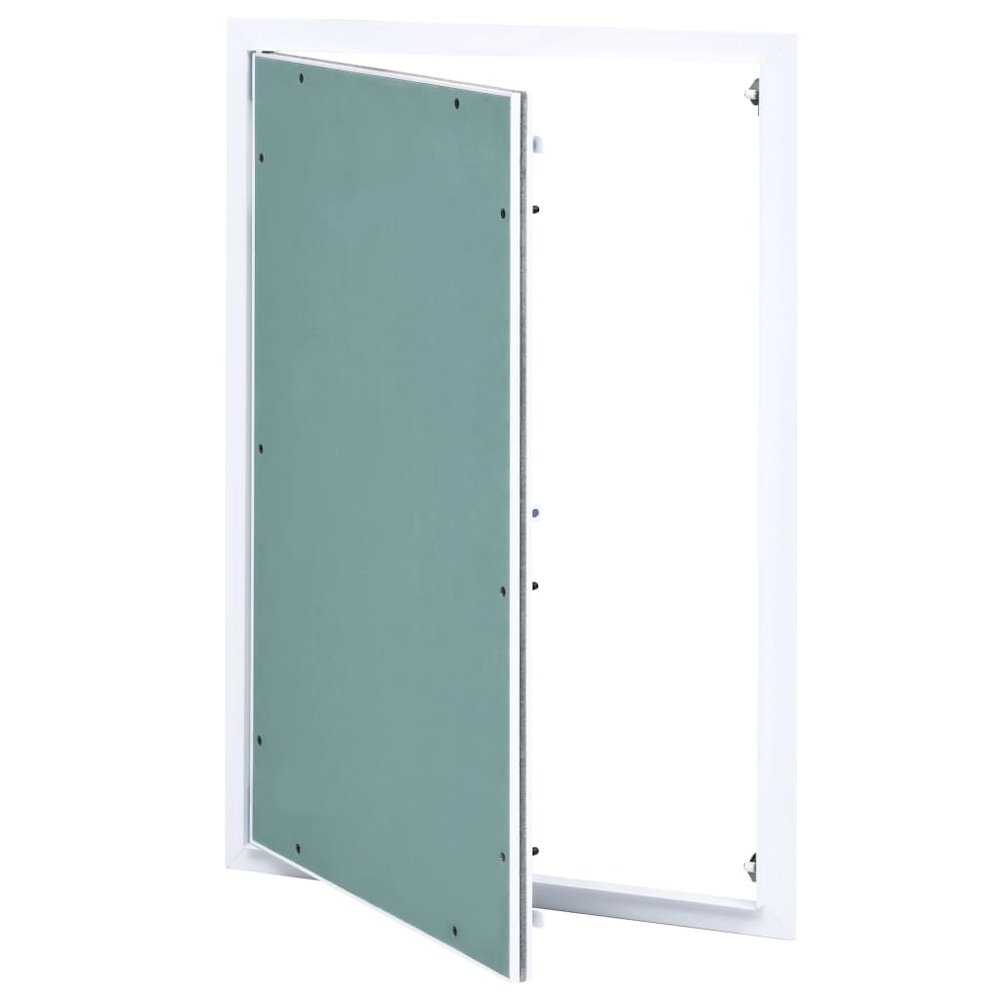 Access Panel with Aluminum Frame and Plasterboard 15.7"x23.6". Picture 5