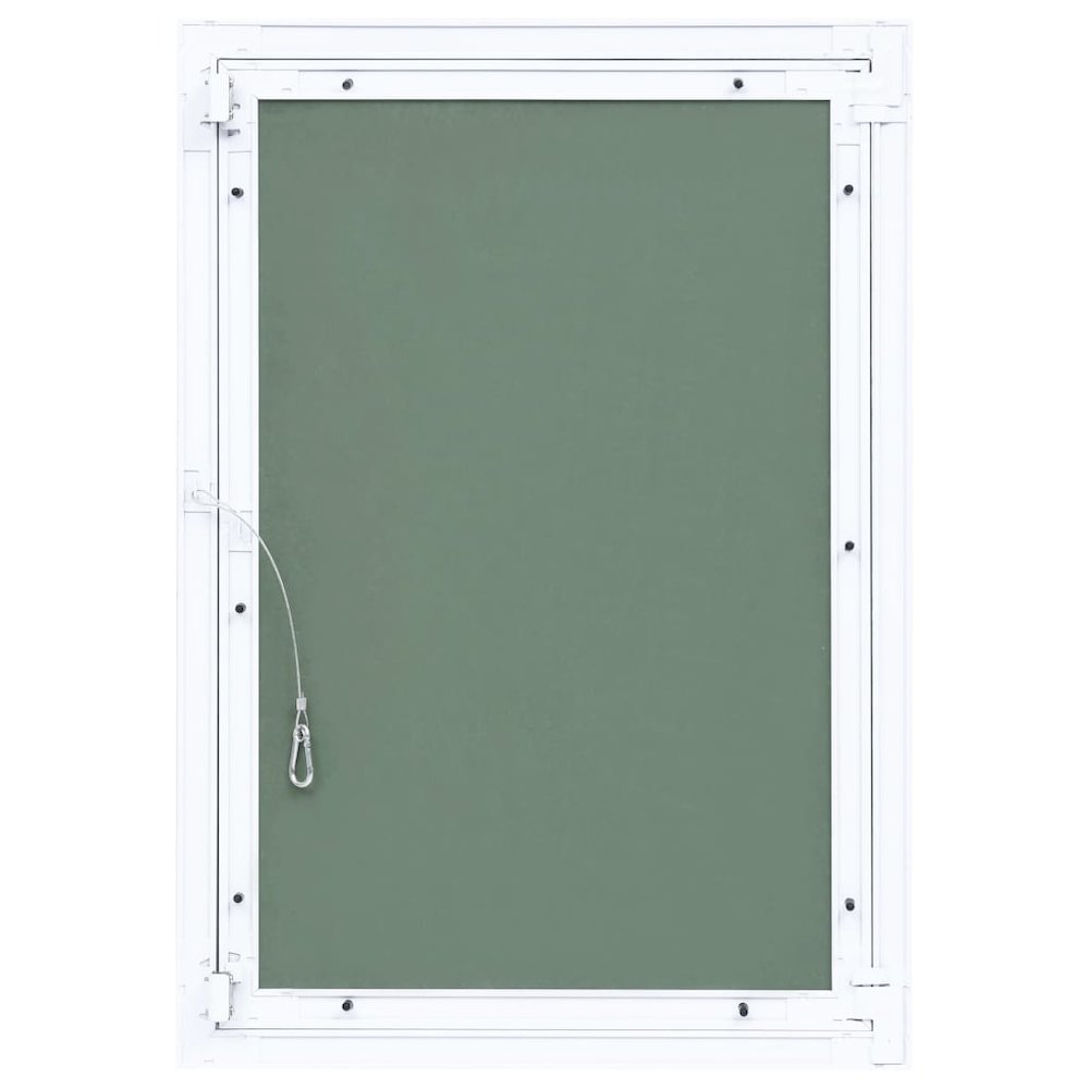 Access Panel with Aluminum Frame and Plasterboard 15.7"x23.6". Picture 6