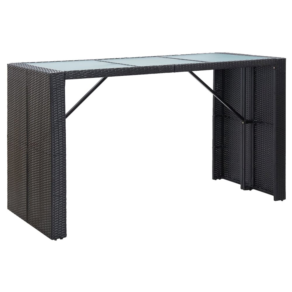 Garden Bar Set Black, Cream White. Picture 2