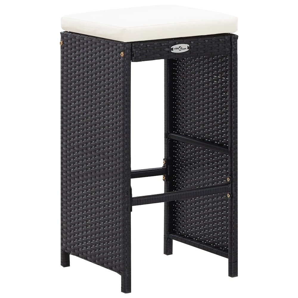 Garden Bar Set Black, Cream White. Picture 5