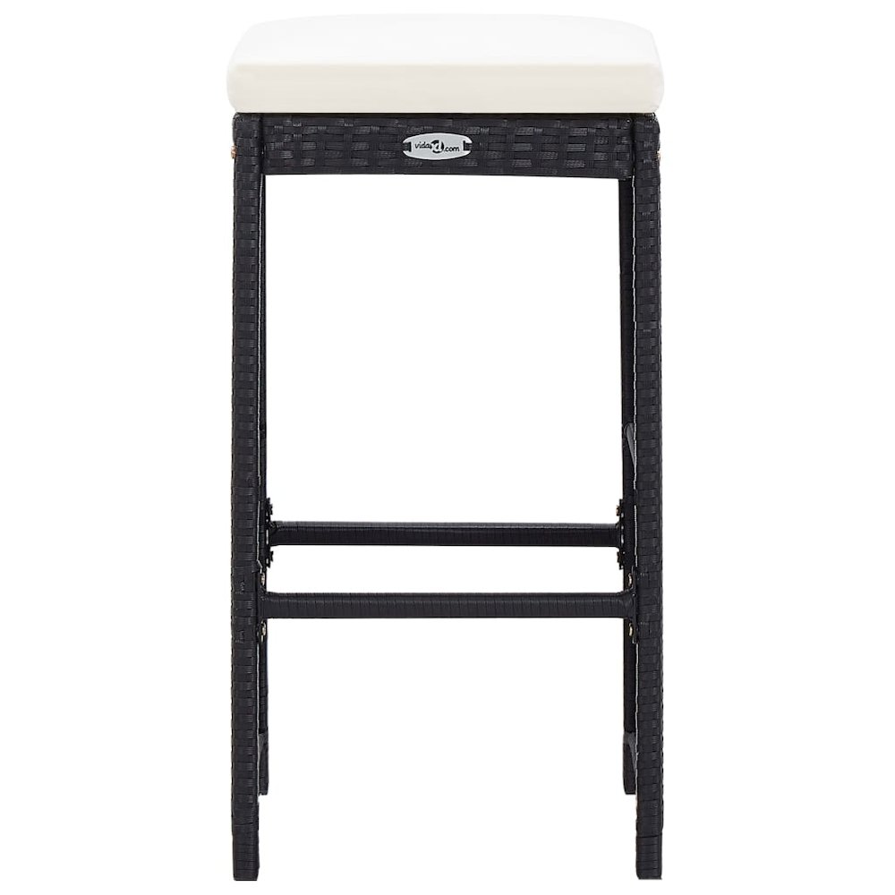 Garden Bar Set Black, Cream White. Picture 6