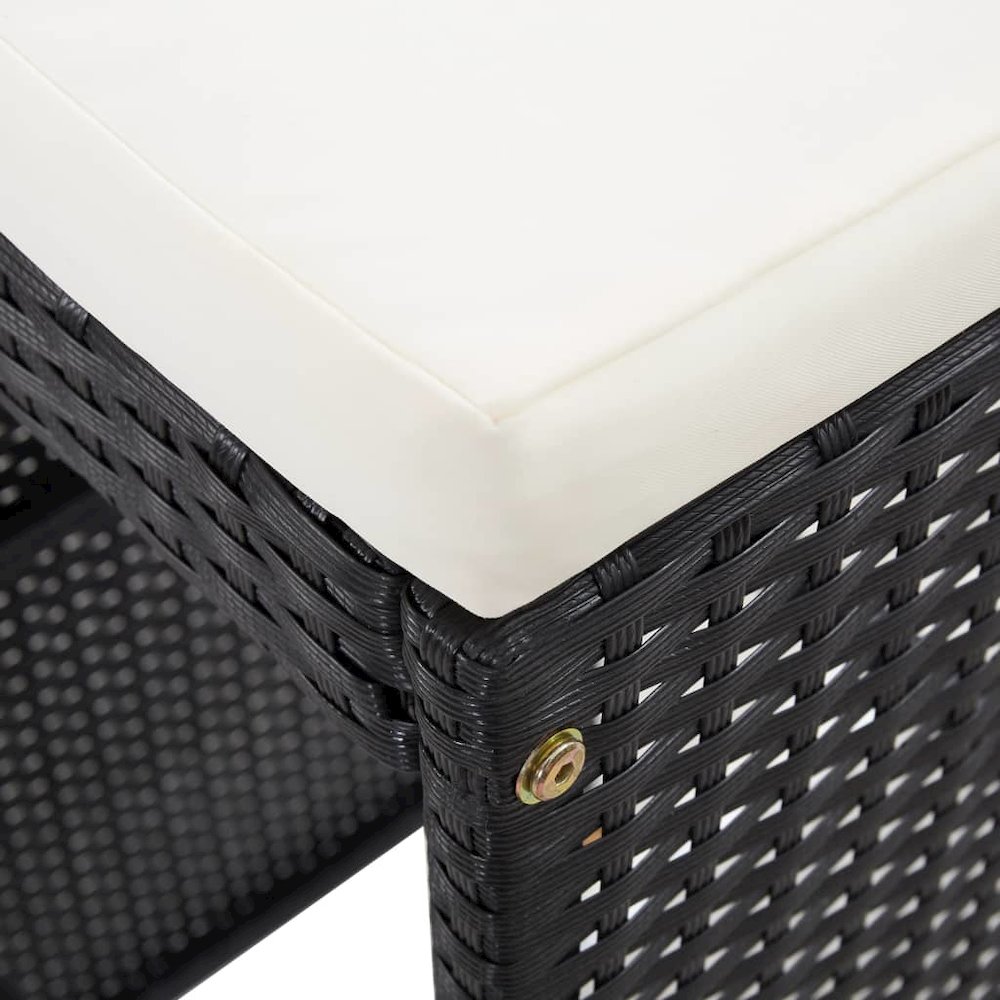Garden Bar Set Black, Cream White. Picture 8