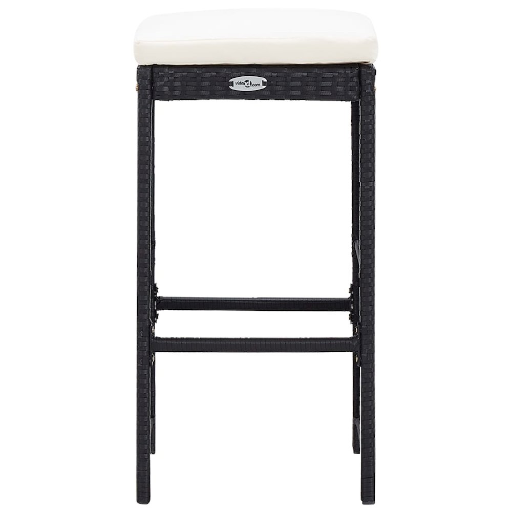 Bar Set Poly rattan: Black. Picture 8