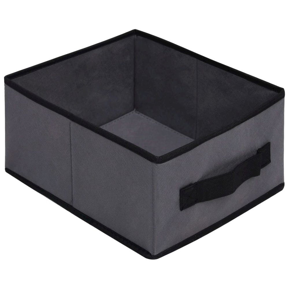 Cabinet Shelf Grey Steel and Fabric Medium Cabinet Shelf. Picture 8