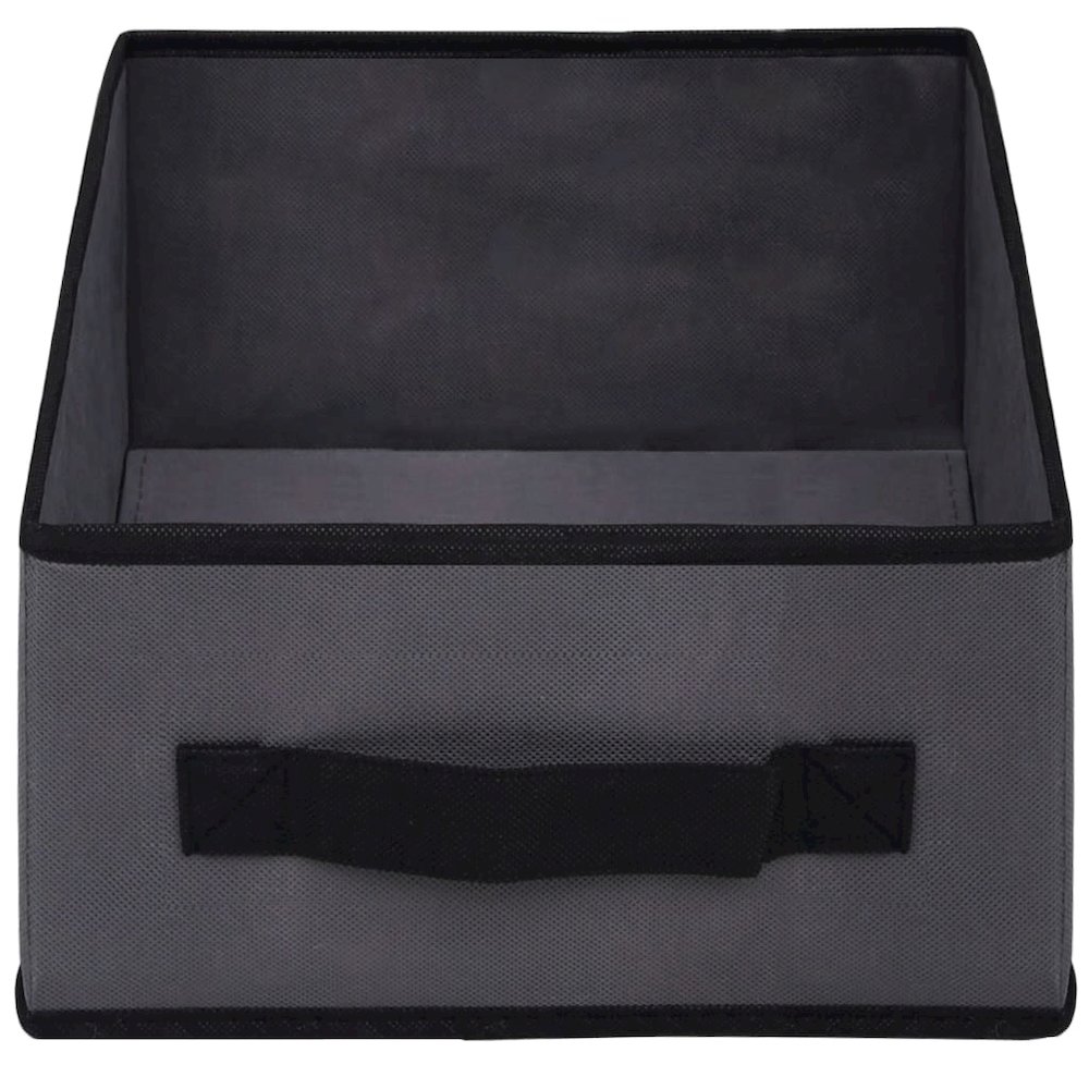 Cabinet Shelf Grey Steel and Fabric Medium Cabinet Shelf. Picture 9