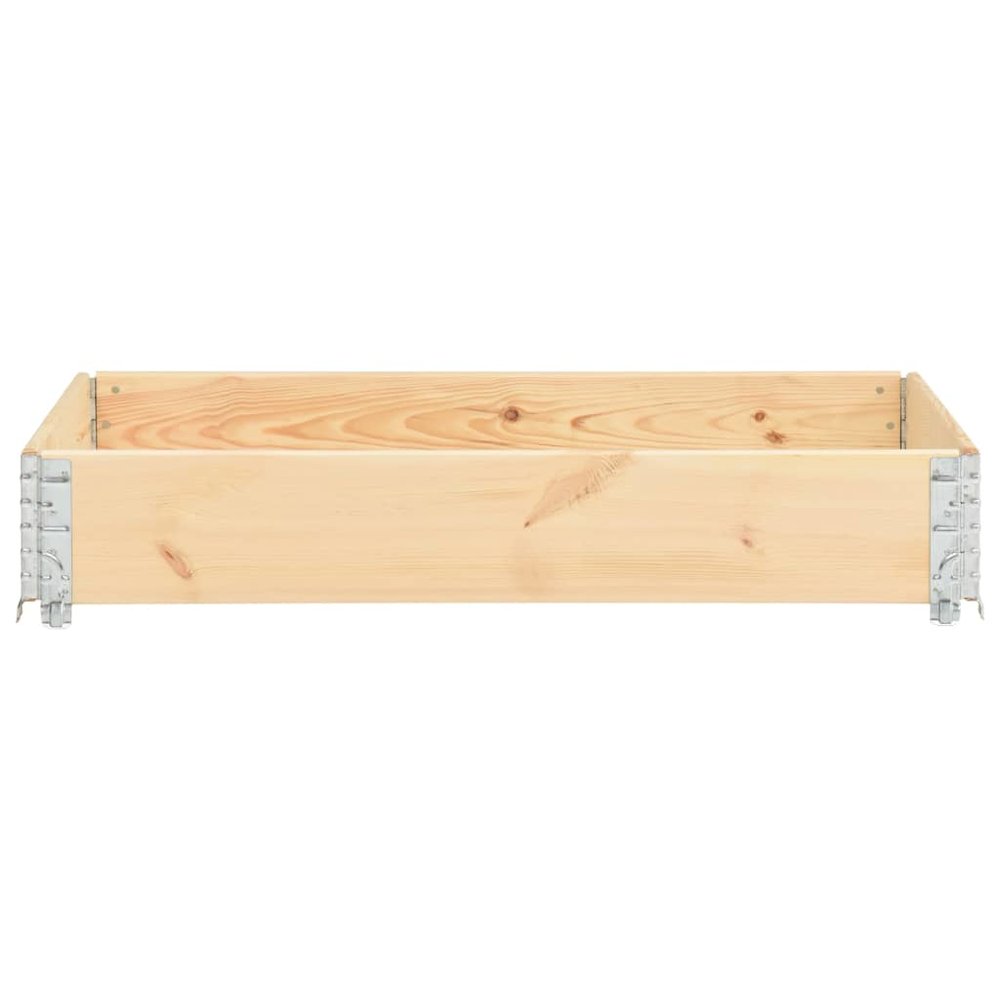 Pallet Collar 31.5"x47.2" Solid Pine Wood. Picture 3