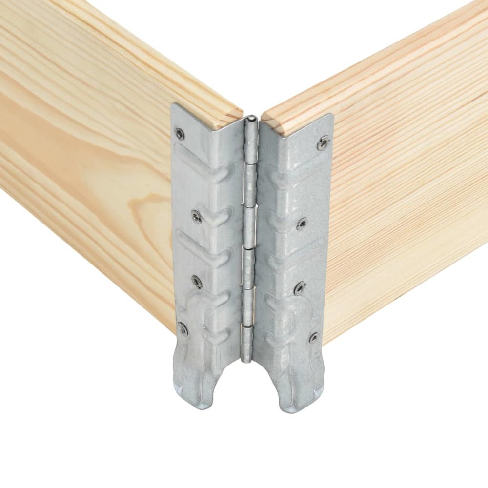 Pallet Collar 31.5"x47.2" Solid Pine Wood. Picture 5