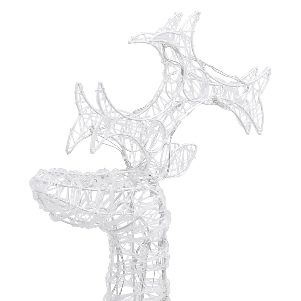 Reindeer Christmas Decoration Cold white Acrylic. Picture 5