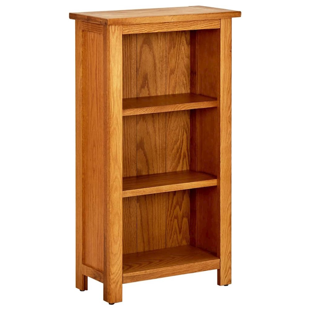 Bookcase Natural oak Solid oak wood, MDF Medium Bookcase. Picture 1