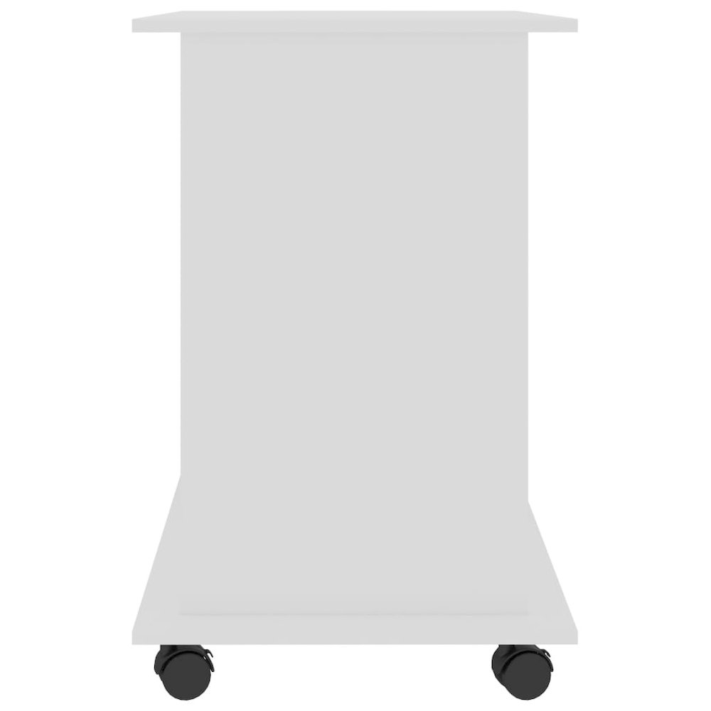 Computer Desk White Engineered wood Compact Pull-Out. Picture 5