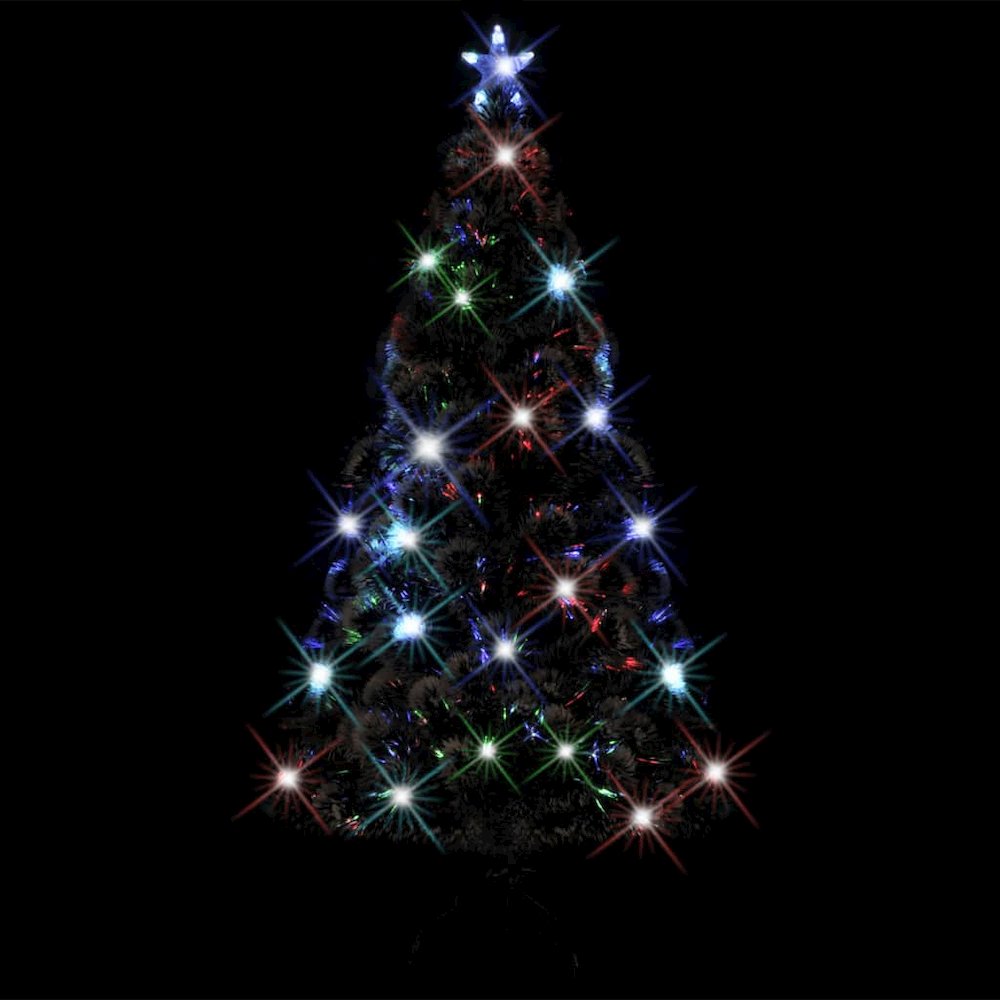 Artificial Christmas Tree Green Fiberglass, Steel 70.9 in height. Picture 2