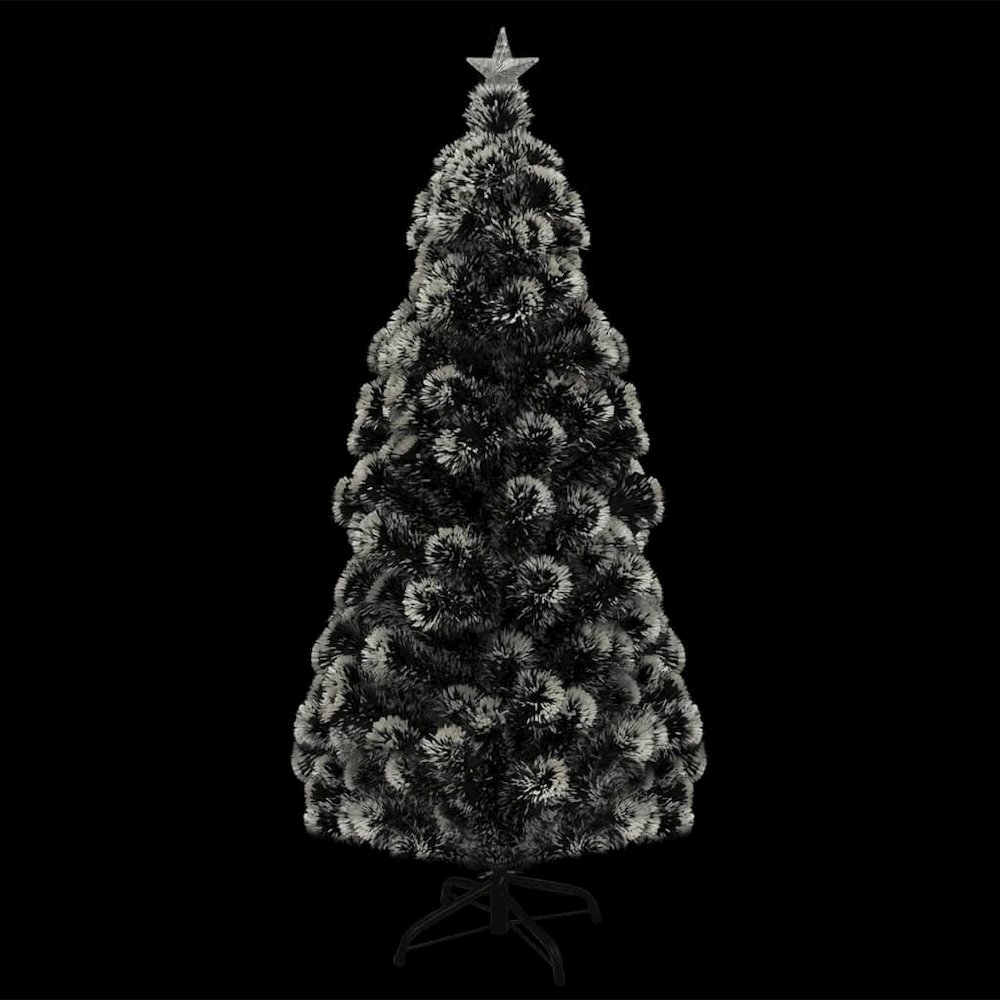 Artificial Christmas Tree Green Fiberglass, Steel 70.9 in height. Picture 3